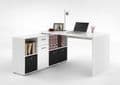 Luiz White Flexi Corner Office Desk - 2562