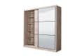 Navara Oak Effect Sliding Door Wardrobe 215cm - 11008278