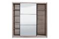 Navara Oak Effect Sliding Door Wardrobe 215cm - 11008278