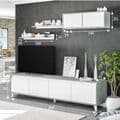 Nocca GREY and WHITE TV CABINET - 2964