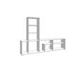 Norrvik Artisan Oak Effect Slatted TV Entertainment Unit - 11013496