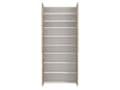 Osaka Oak Effect Mirrored Door 50 Pair Large Shoe Cabinet Cupboard - 11011489