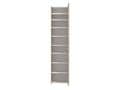 Osaka Oak Effect Tall Slim Shoe Cabinet Cupboard - 11011486