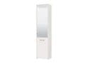 Osaka White Mirrored Slim Shoe Cabinet Cupboard - 11012393
