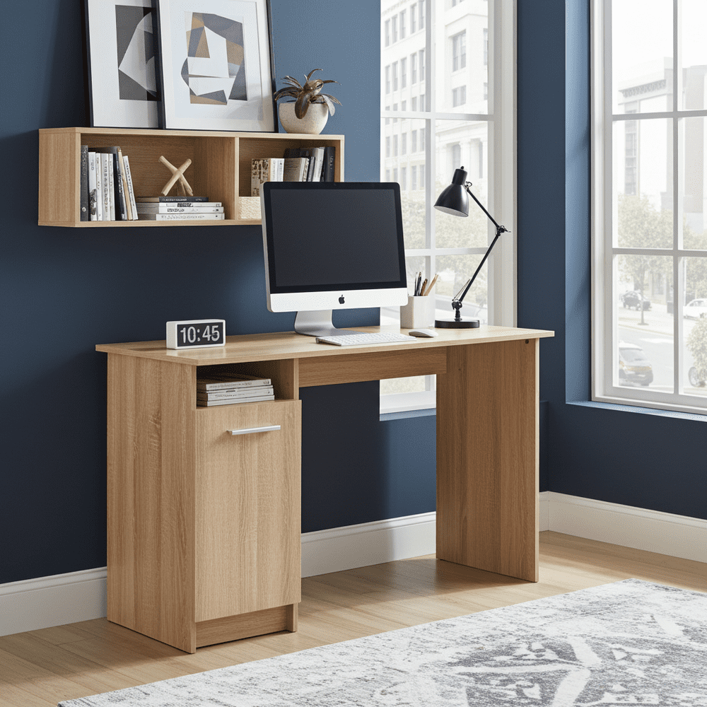 Reygo Sonoma Oak Computer Desk - 11008651