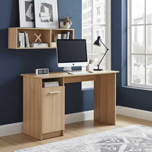 Reygo Sonoma Oak Computer Desk - 11008651