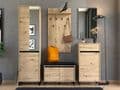 Rosmara Artisan Oak Effect Slim Narrow Shallow Depth Hallway Wardrobe - 11014055