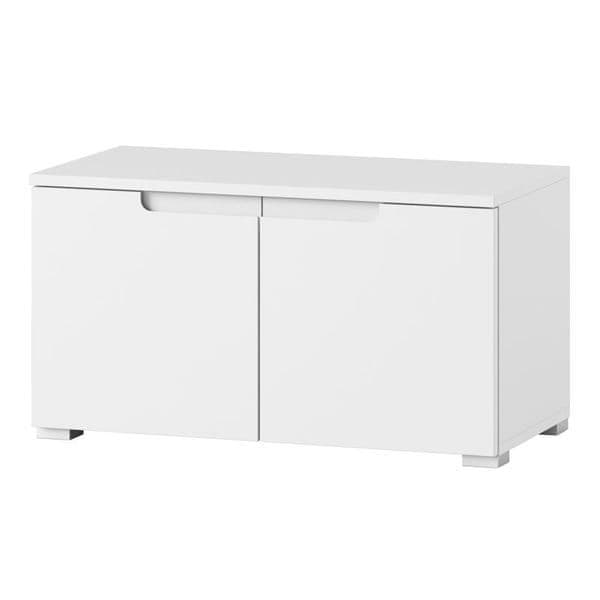 Santino White Gloss Hallway Storage Cupboard S18 - 2948