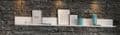 Santino White Gloss Long Floating Wall Shelf S24 - 2939