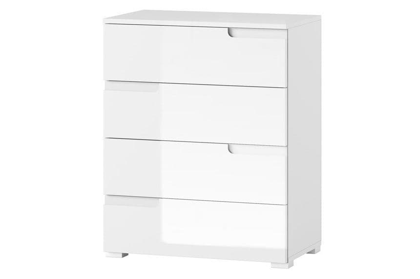 Santino White High Gloss Narrow Chest of Drawers S2 - 2927