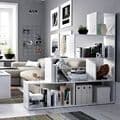 Step Bookcase White Gloss | Amos Mann furniture Wholesale