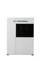 Terrento White Short Display Cabinet - 11008859