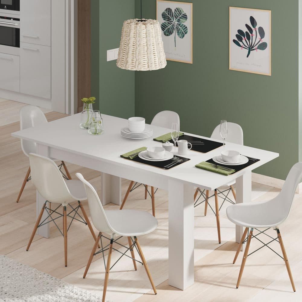 Tevez White Extending Dining Table - 3213