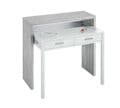 Turin Artic Concrete Grey And White Desk/Dressing Table or Console Table - 2931