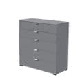 Valentina Grey Chest of Drawers - 11008297