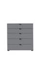 Valentina Grey Chest of Drawers - 11008297