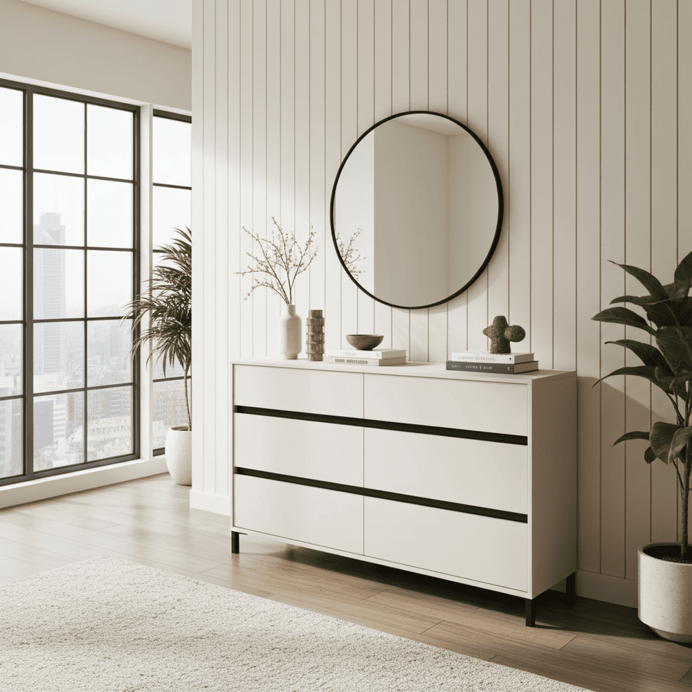 Zavaro Cashmere Wide Chest Of Drawers - 11014145
