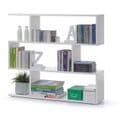 Zing Short White Gloss Bookcase - 2507
