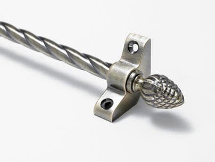 Candy Twist Rope Antique Brass 3/8