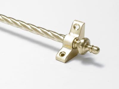 Candy Twist Rope Satin Brass 3/8