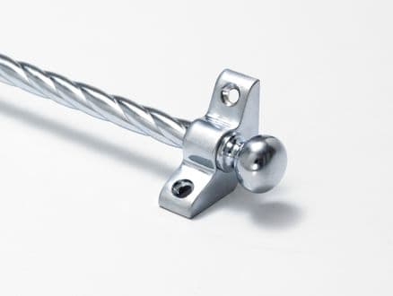 Stair Rods | Satin Chrome 3/8