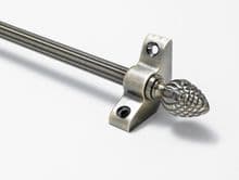 Norfolk Reed Antique Brass 3/8" Stair Rod With Pineapple Finial