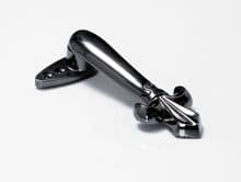 Pair of Antique Pewter Stair Clips