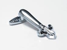 Pair of Polished Chrome Stair Clips