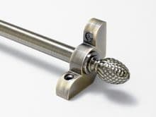 Premium Antique Brass 1/2" Stair Rod With Pine Finial