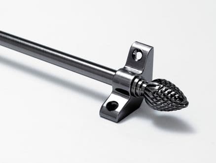 Stair Rods | Antique Pewter Stair Rod Pineapple Finial