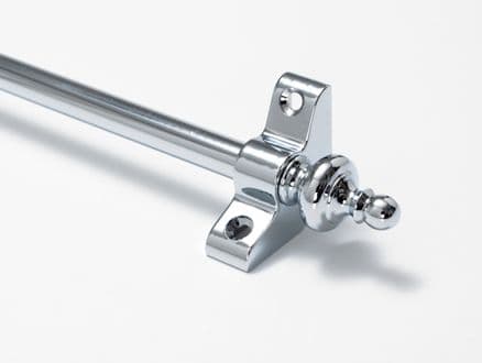 Stair Rods | Superb quality Chrome with Urn Finials