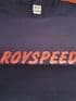 A CLASSIC ROYSPEED T SHIRT  IN NAVY BLUE & RED