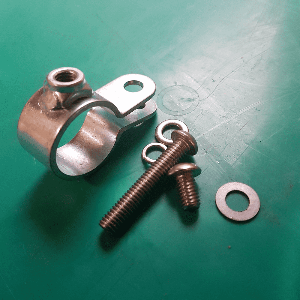 BGM TAIL PIPE BRACKET AND BOLT