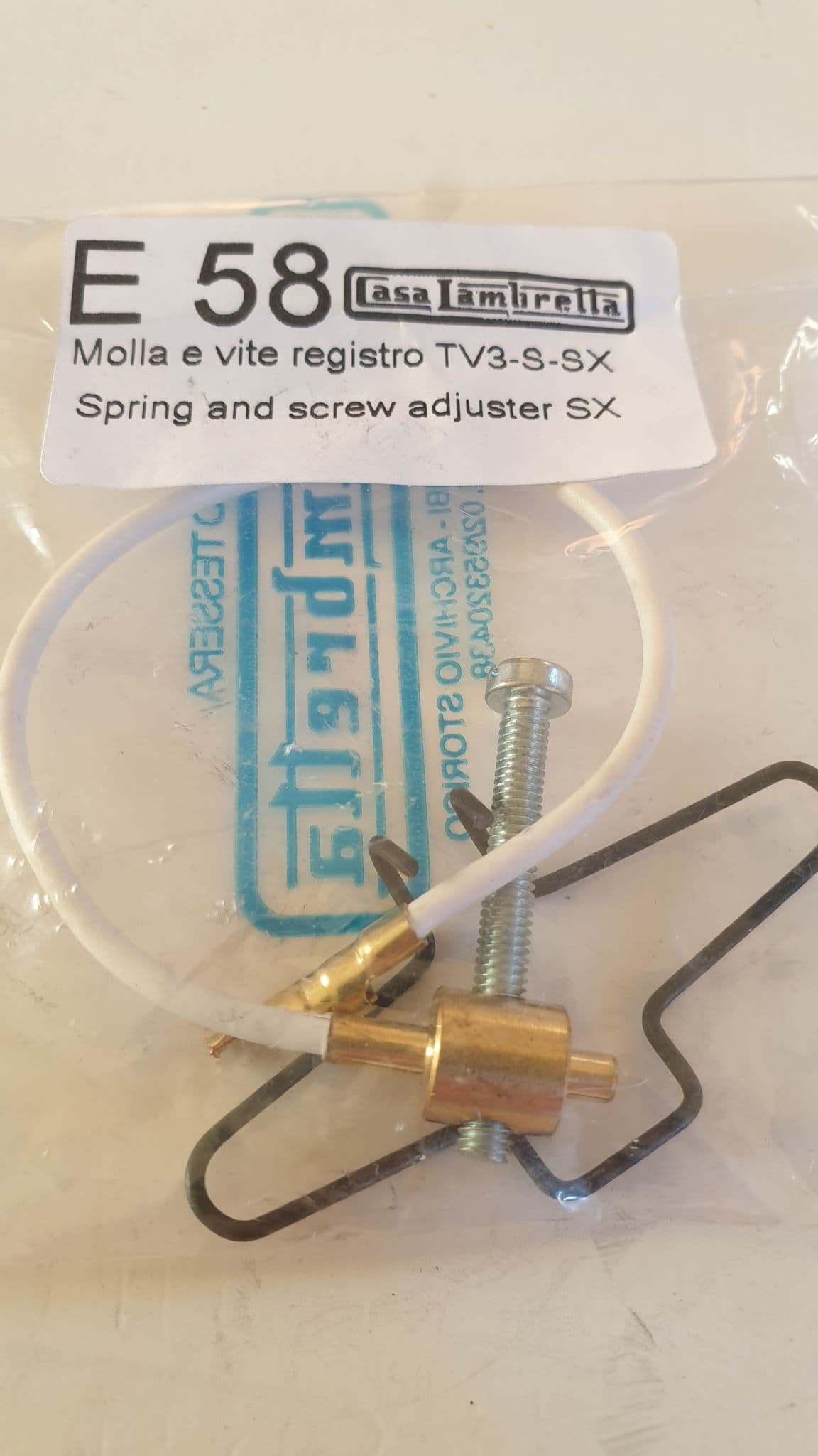 CASA LAMBRETTA HEADLIGHT ADJUSTER & SPRING KIT