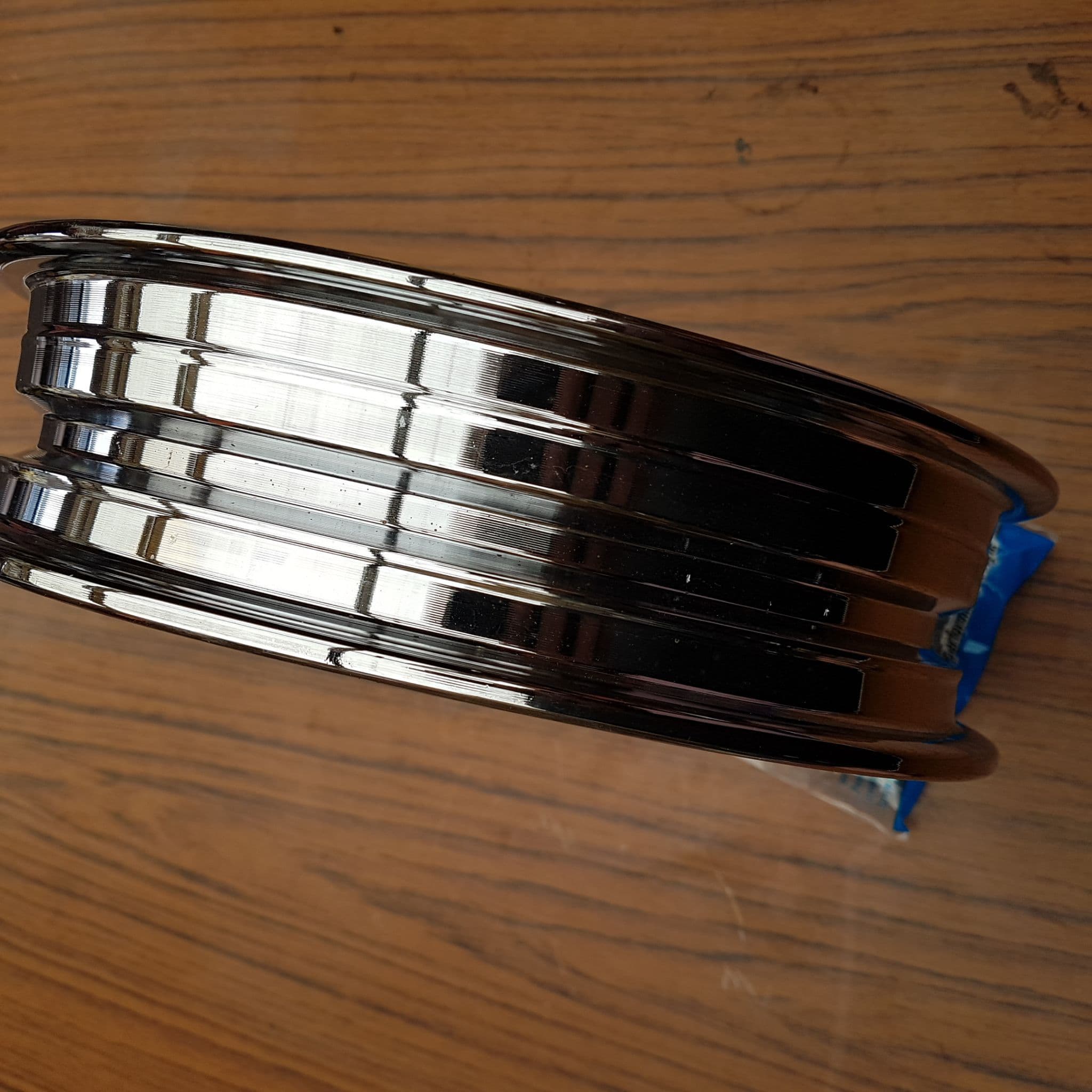 CHROME SIP LAMBRETTA TUBLESS WHEEL RIM