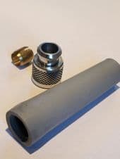 ITALIAN SPEEDO CABLE CONNECTOR AND BRASS  OLIVE