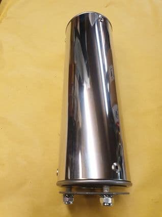 POLISHED STAINLESS STEEL BOLT ON TAIL CAN