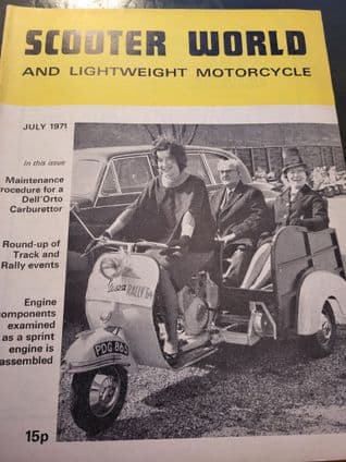 SCOOTER WORLD JULY 1971