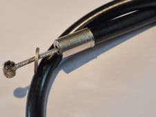 Shortened choke cable  to suit mikuni  and del orto  carbs  black