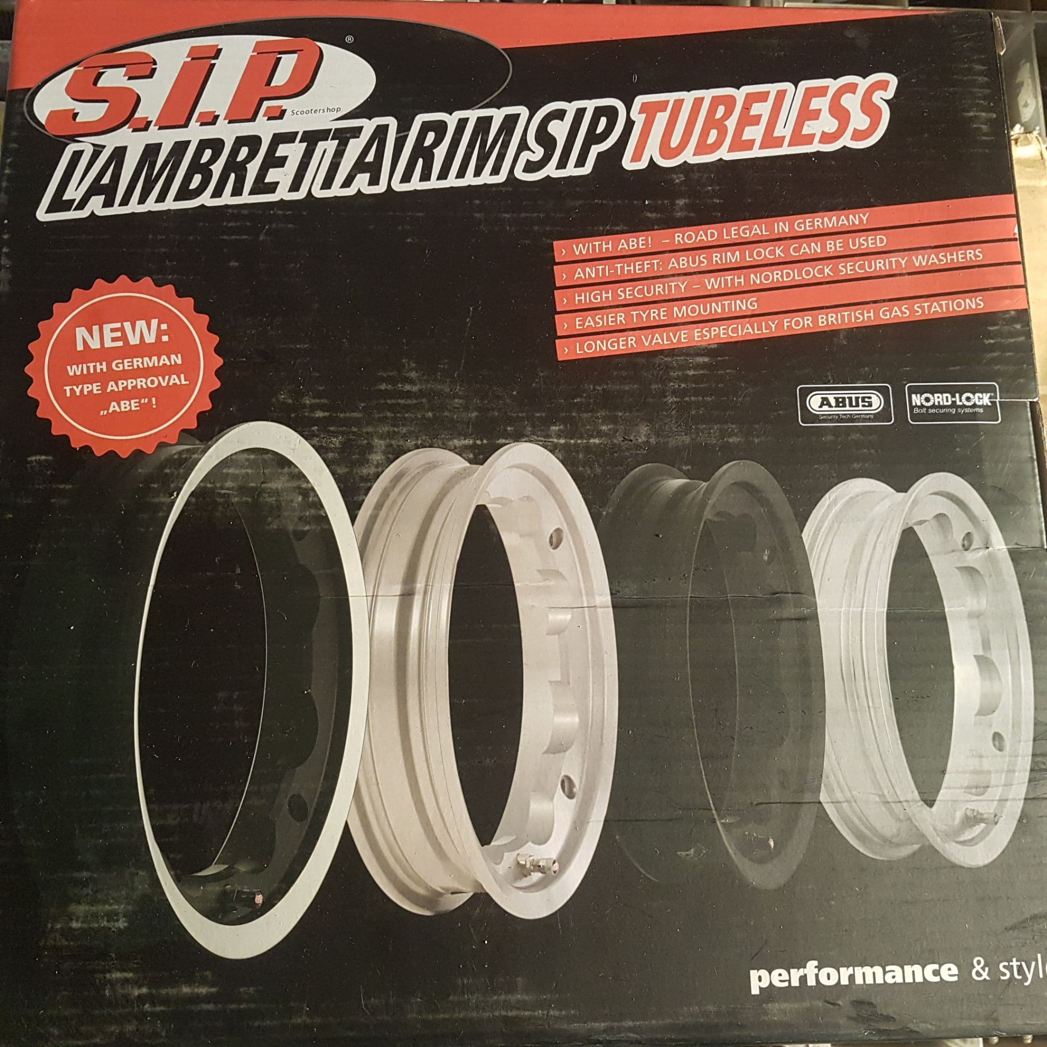 SIP POLISHED TUBLESS RIM