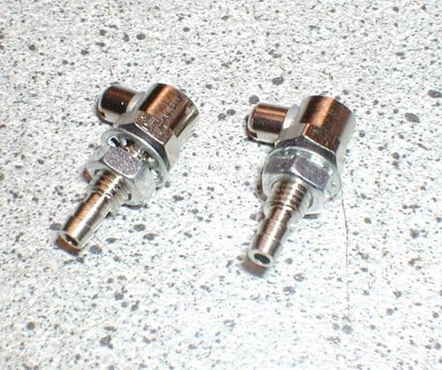 CHROME WASHER JETS PAIR GWW802 SPITFIRE GT6 MGB