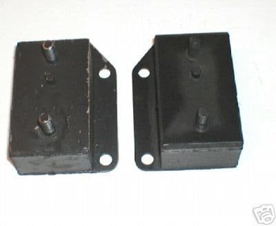 ENGINE MOUNTS PAIR MGB & MGB GT CHROME BUMPER MODELS. BHH1351 BHH1352