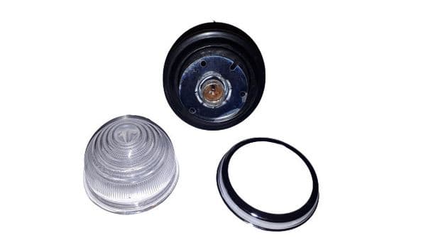 FRONT SIDE LAMP CLEAR GLASS 1B9100 LU5261 CLASSIC MINI / LANDROVER / KIT CARS