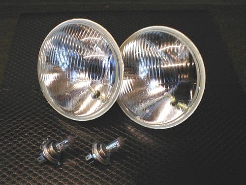 HALOGEN HEADLAMP CONVERSION KIT DOMED LENS 7"