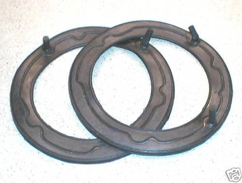 HEADLAMP SEAL PAIR 7 INCH. TRIUMPH , MG, BL. 13H565