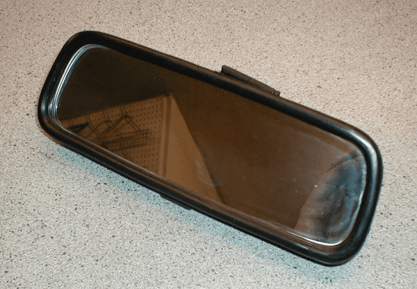 REAR VIEW DIPPING MIRROR 8 INCH SELF ADHESIVE CLASSIC & KIT CARS MG TR TRIUMPH