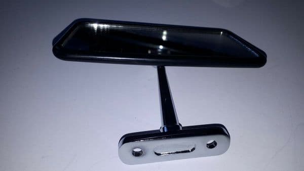REAR VIEW INTERIOR MIRROR DASH MOUNTED CLASSIC CAR. 4