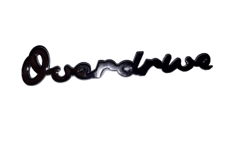 SPITFIRE CHROME SCROLL OVERDRIVE BADGE 603906