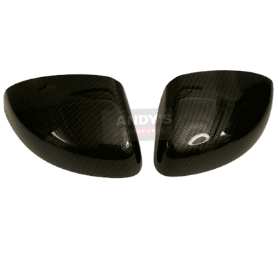 Audi A3 2012 Onwards Wing Mirror Covers L/H & R/H In Carbon Fibre Hydro Dipped