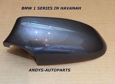 Bmw 1 Series 04-09 Genuine Wing Mirror Cover L/H Or R/H In Havanah